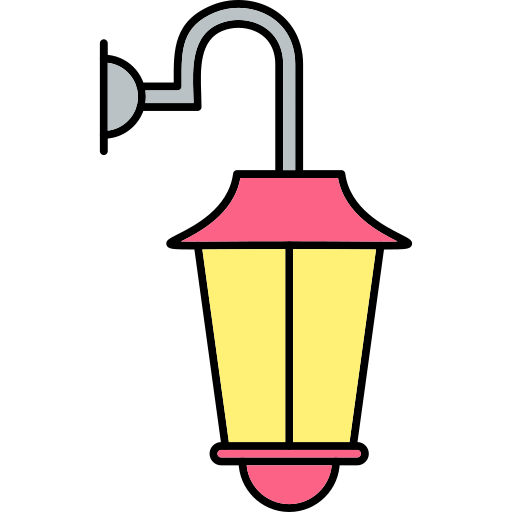 lampa ścienna Generic Thin Outline Color ikona