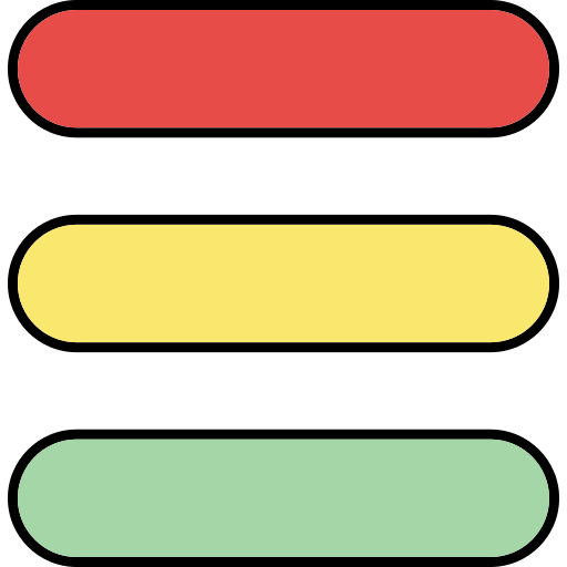 メニュー Generic Thin Outline Color icon