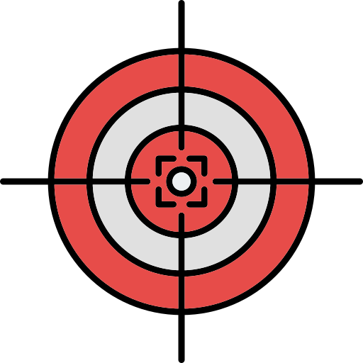 Target Generic Thin Outline Color icon