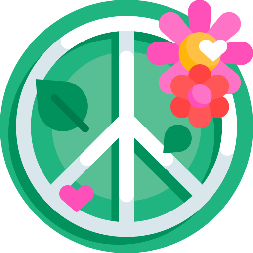 simbolo de paz Detailed Flat Circular Flat icono