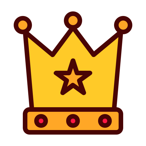 Crown Generic Outline Color icon