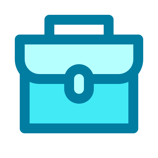 Briefcase Generic Blue icon