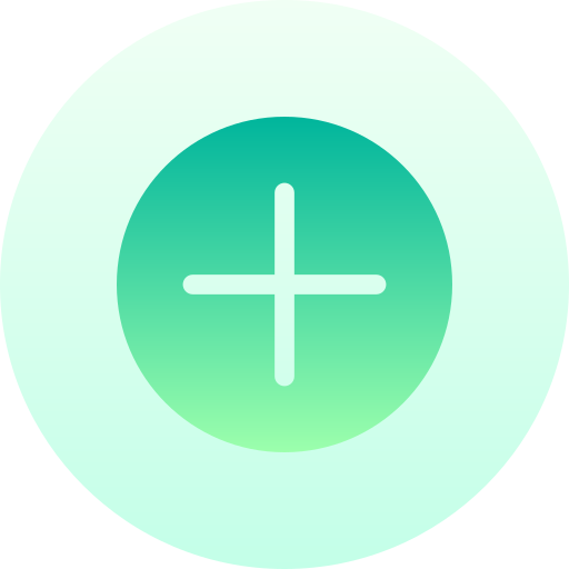 botón agregar Basic Gradient Circular icono