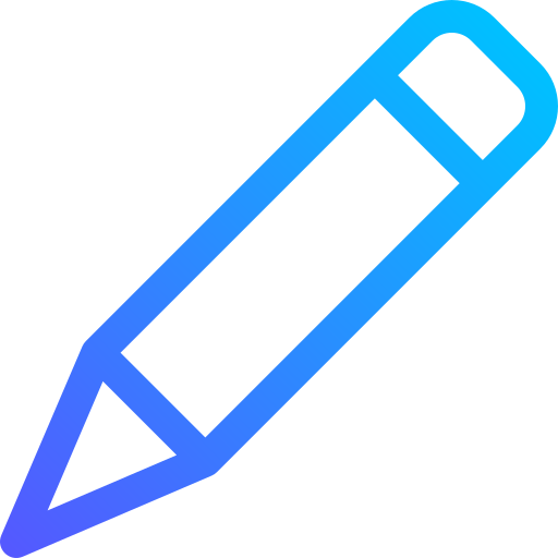 penna Basic Gradient Lineal color icona