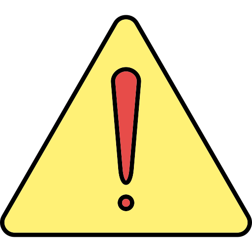 ostrzeżenie Generic Thin Outline Color ikona