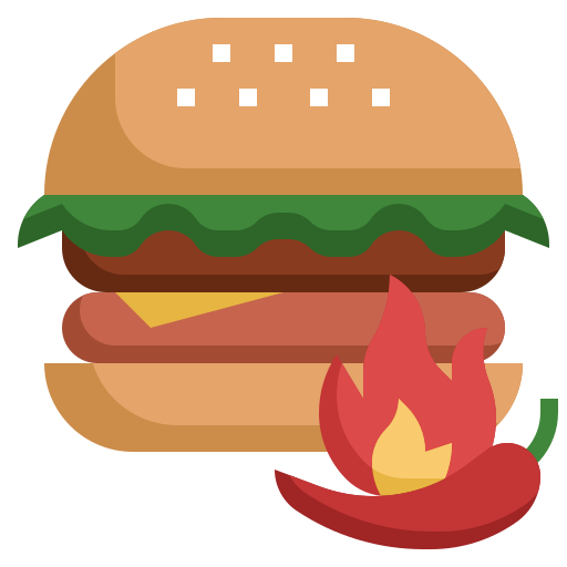 hamburger Surang Flat icona
