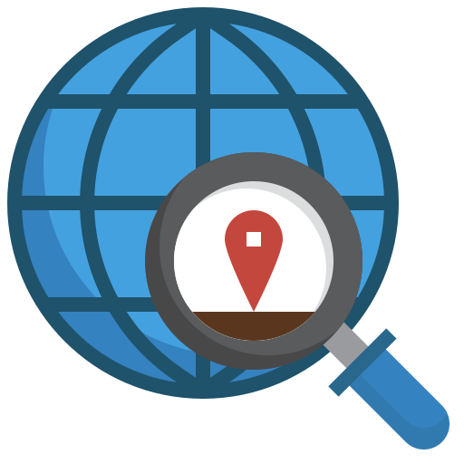 Global search Surang Flat icon
