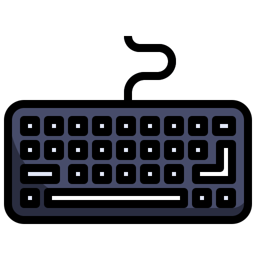 klaviatur Surang Lineal Color icon