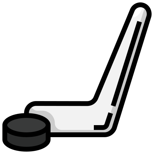 Ice hockey Surang Lineal Color icon