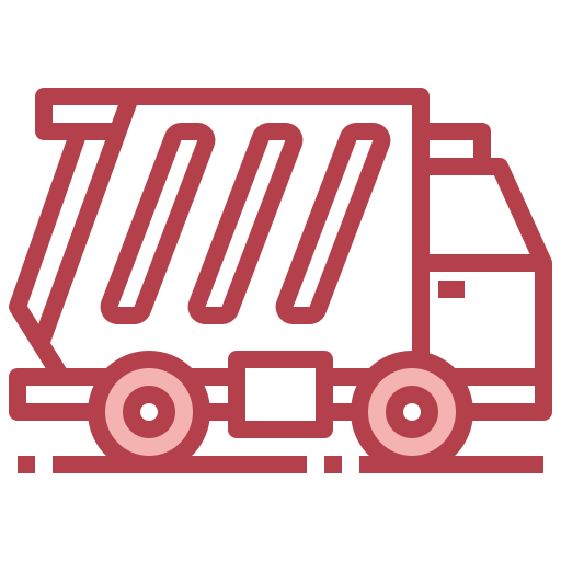 camión de la basura Surang Red icono