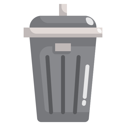 Trash bin Surang Flat icon