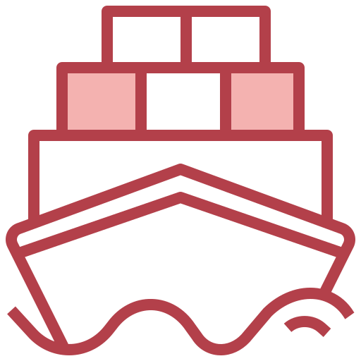 Cargo ship Surang Red icon