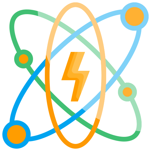 energía atómica Surang Flat icono
