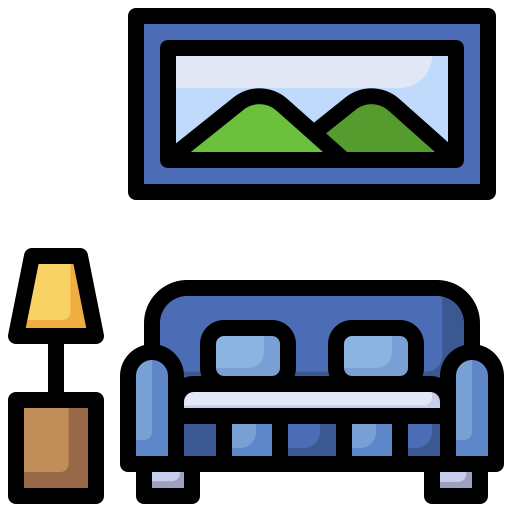 sala de estar Surang Lineal Color icono
