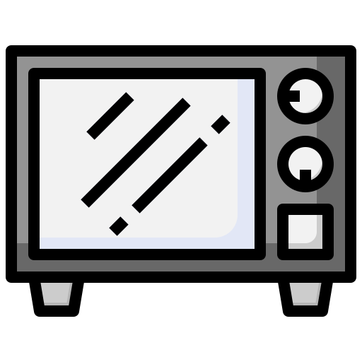 Microwave Surang Lineal Color icon