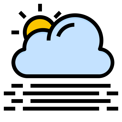Haze Surang Lineal Color icon