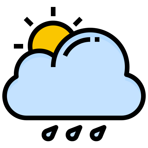 Дождливый день Surang Lineal Color иконка