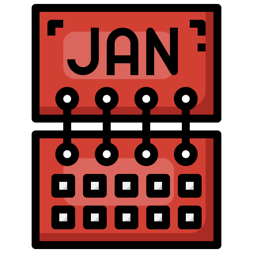 January Surang Lineal Color icon
