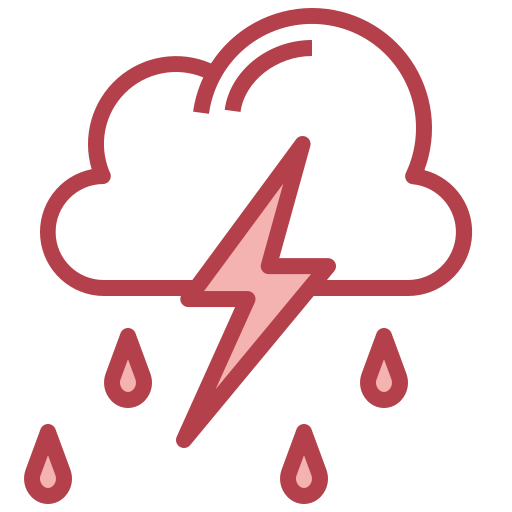 Thunderstorm Surang Red icon