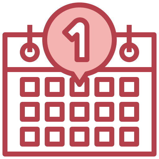 kalender Surang Red icon