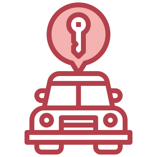 車のカギ Surang Red icon