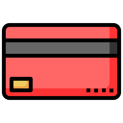kredietkaart Surang Lineal Color icoon