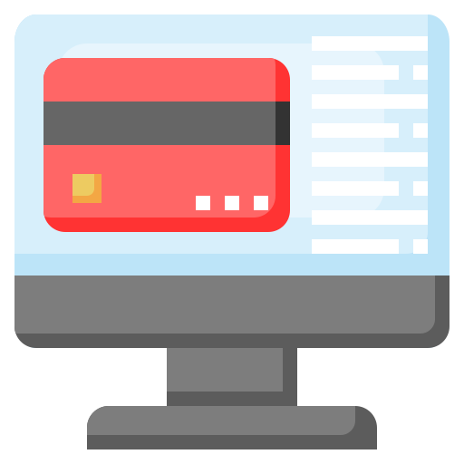 Online banking Surang Flat icon