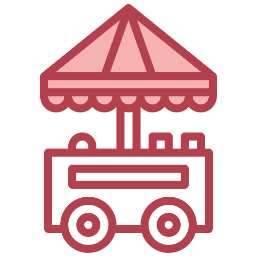 Food stand Surang Red icon