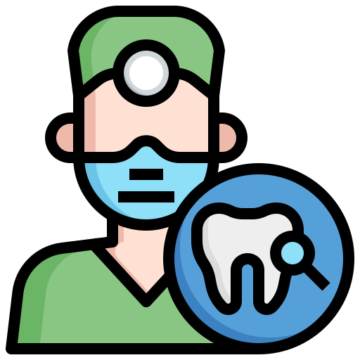 치과 의사 Surang Lineal Color icon