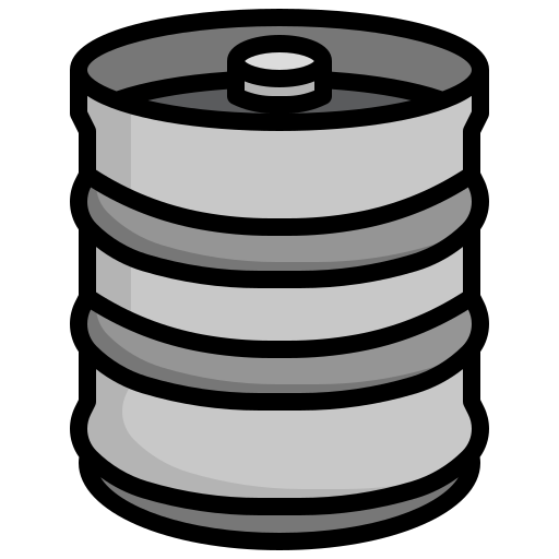 Beer keg Surang Lineal Color icon