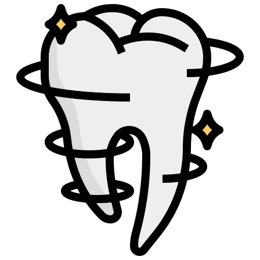 歯のホワイトニング Surang Lineal Color icon