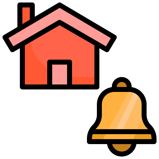 hogar Surang Lineal Color icono