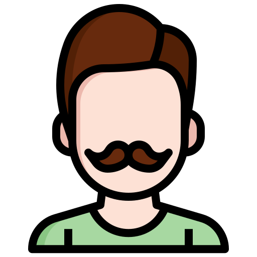 Moustache Surang Lineal Color icon