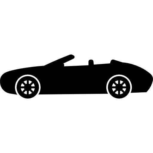Cabrio car  icon