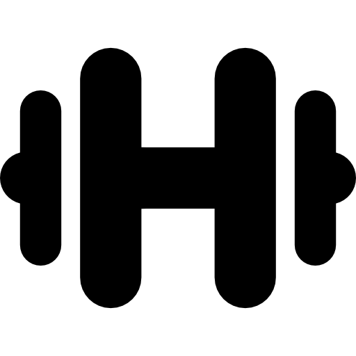 hantel Basic Rounded Filled icon