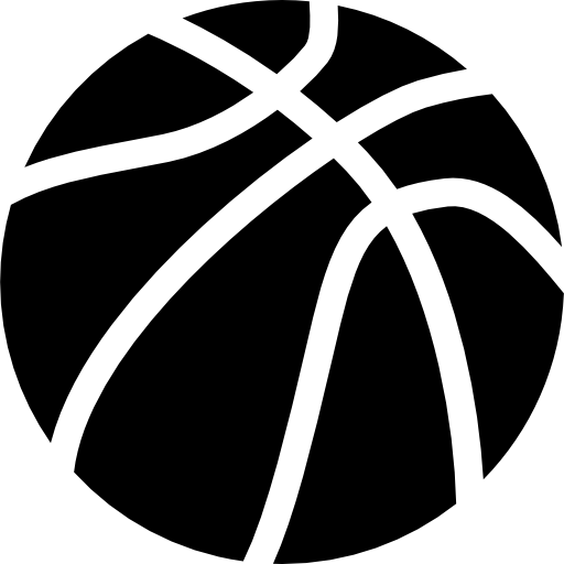 pallone da basket Basic Rounded Filled icona