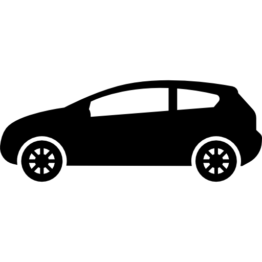 해치백 모델의 자동차  icon