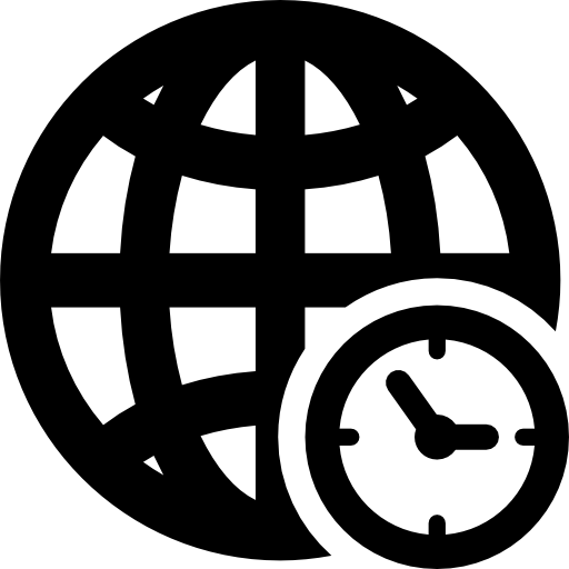 wereldwijde tijd  icoon