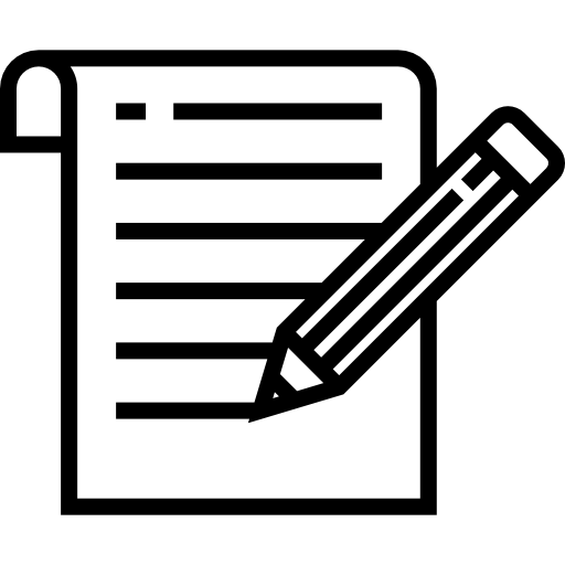 문서 Detailed Straight Lineal icon