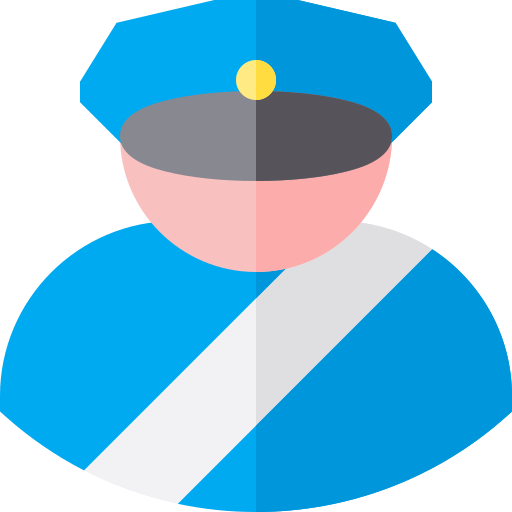Police Basic Straight Flat icon