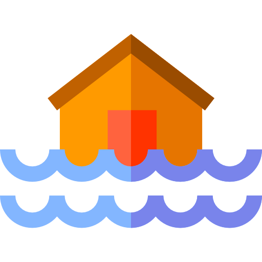 Flood Basic Straight Flat icon