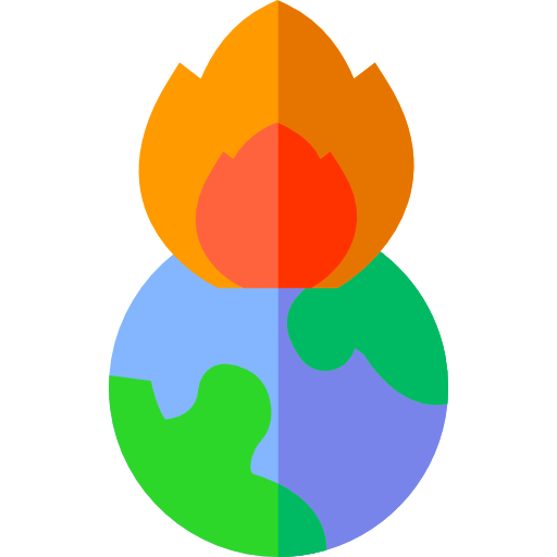 Geothermal Basic Straight Flat icon