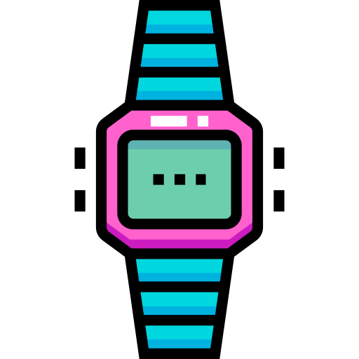 Watch Detailed Straight Lineal color icon
