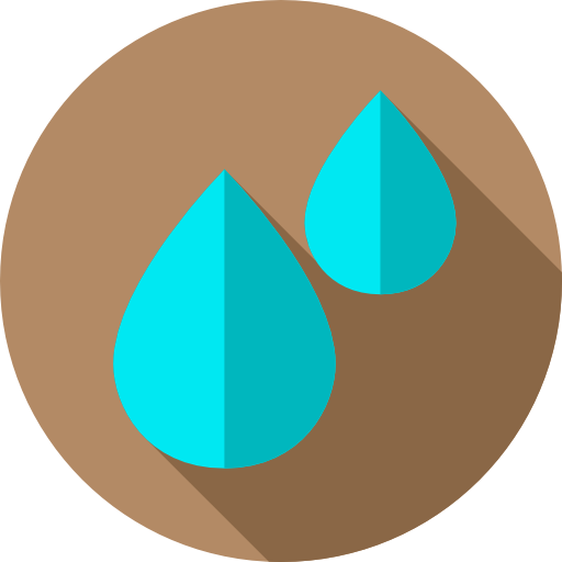 Water Flat Circular Flat icon