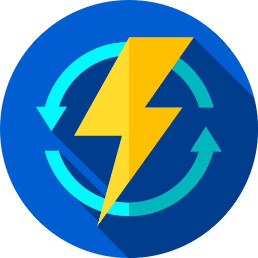 energie Flat Circular Flat icon