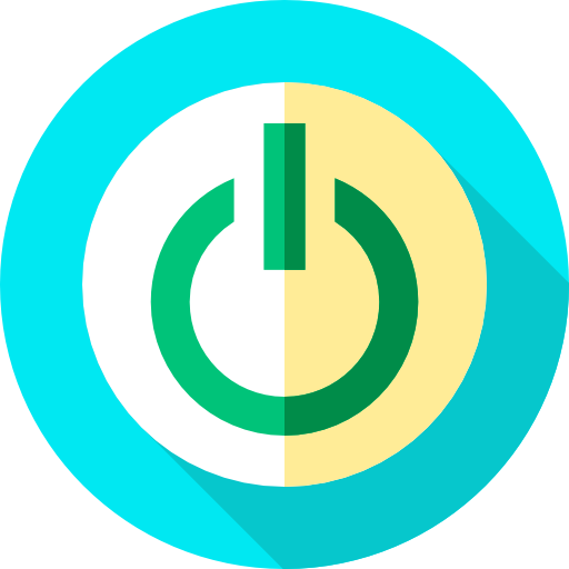 Power Flat Circular Flat icon