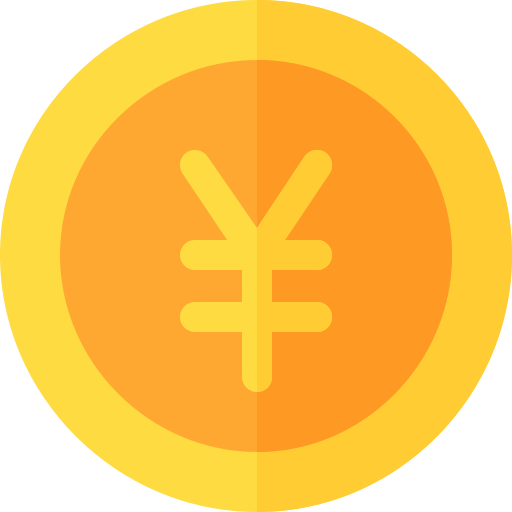 Yen Basic Rounded Flat icon