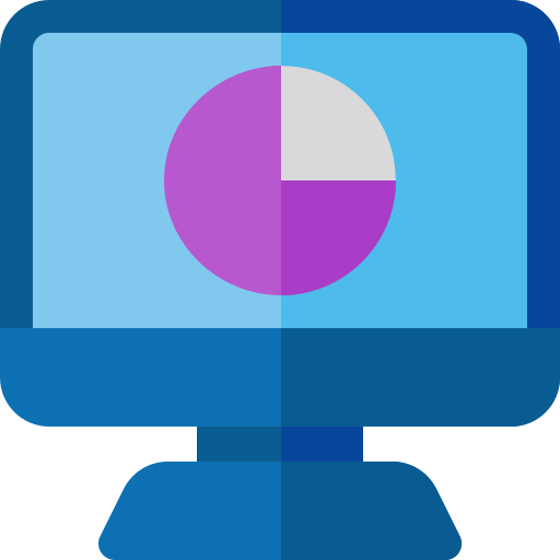 monitor Basic Rounded Flat icon