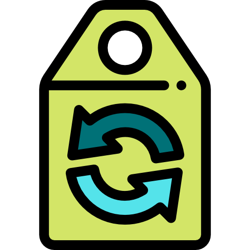 Tag Detailed Rounded Lineal color icon