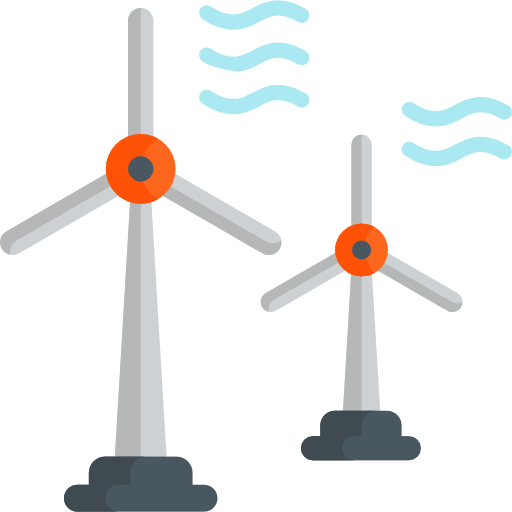 windturbine Special Flat icoon